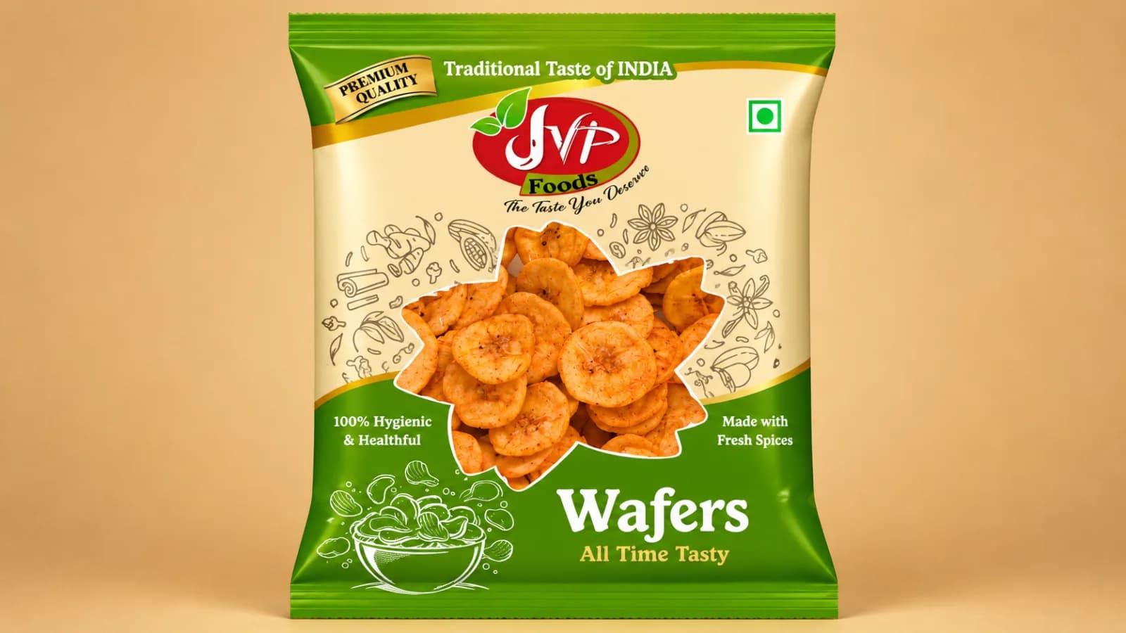 Banana Wafer (Hot N Spicy)